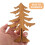 Wooden Christmas Tree Cutouts for DIY Decor 12 pcs 4