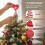 Red Glitter Heart Tree Topper 5 Inch for Mini Trees 5