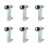 6X 0.1-1.5LPM 1.5L Oxygen Flow Meter Flowmeter with Control Valve for Oxygen Air Gas 1