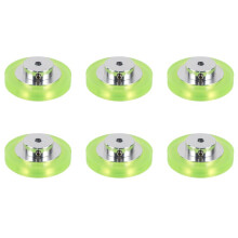 6pcs 200Mm Aluminum Polyurethane Industrial Encoder Wheel Measuring Wheel for Measuring Rotary Encoder