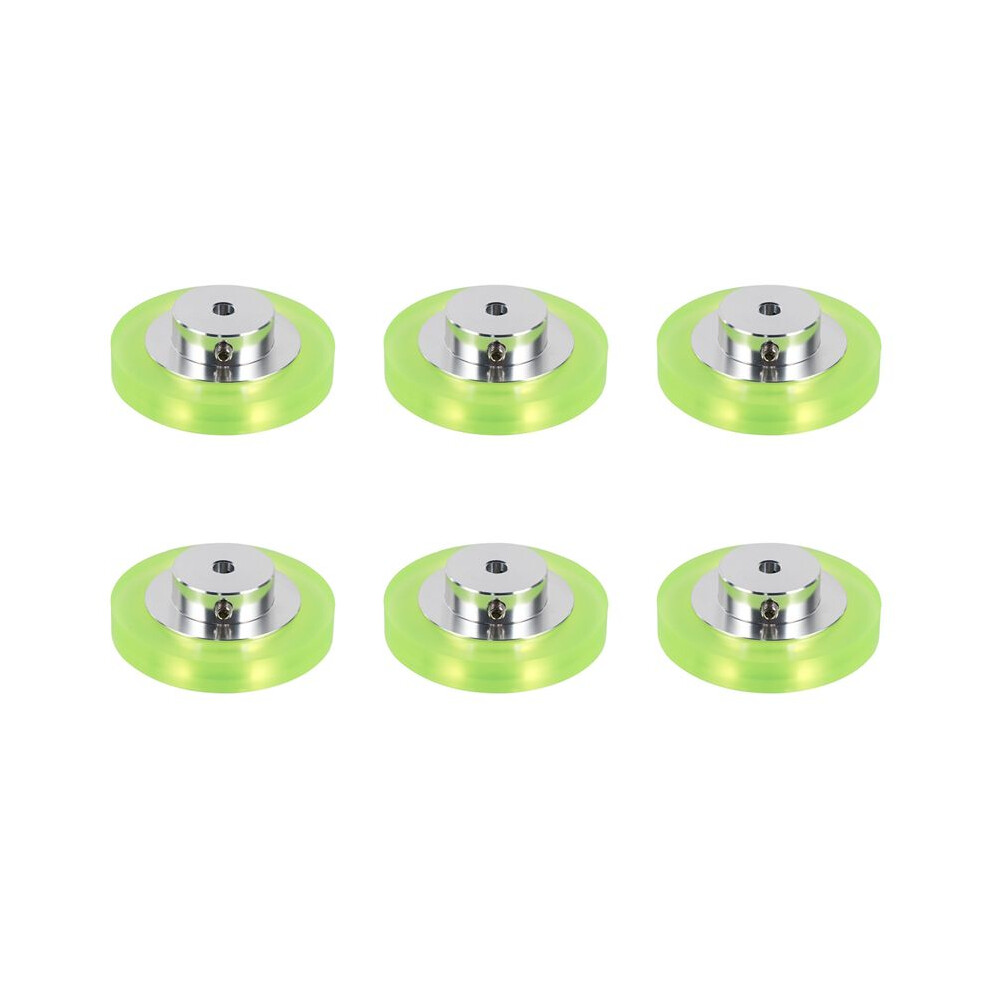 6Pcs 200Mm Aluminum Polyurethane Industrial Encoder Wheel Measuring Wheel For Measuring Rotary Encoder 6034185711493