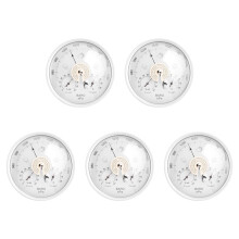 5X Digital Indoor Hygrometer Portable 3 in 1 Wall Hanging Weather Thermometer Barometer Hygrometer Home Decor 132MM Use