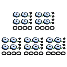 USB Rechargeable Light for LED Knit Beanie Hat, 20 Pieces Strong Medium and Weak Light Mode LED Hat Light USB LED Lights