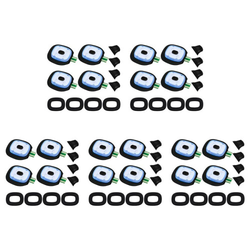 USB Rechargeable Light for LED Knit Beanie Hat, 20 Pieces Strong Medium and Weak Light Mode LED Hat Light USB LED Lights