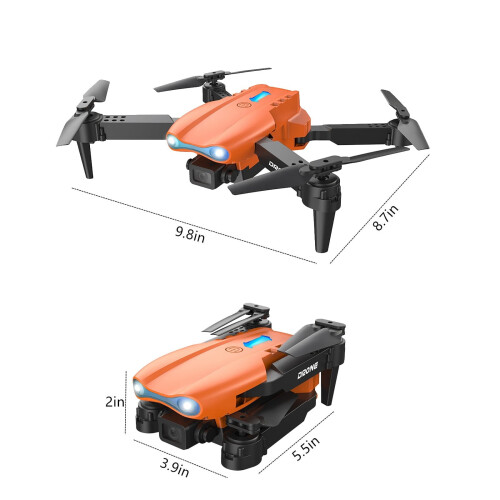 Drone με διπλή κάμερα υψηλής ευκρίνειας, απογείωση και προσγείωση με ένα κλικ, 1