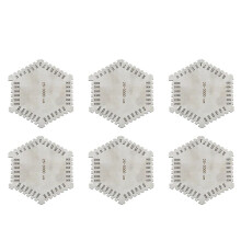 6X High Precision Stainless Steel Hexagon Wet Film Comb Instrument Stainless Steel Wet Diaphragm Thickness Gauge