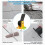 100 PCS Tile Tools for Leveling Installation, Reusable Tile Leveling System, Floor Leveling Tools, Tile Leveling Clips 5