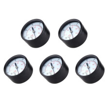 5X Pressure Gauge - 0 - -30inHg 0 - -1 Bar Dial Air Vacuum Pressure Gauge Pressure Gauge Pressure Gage Black