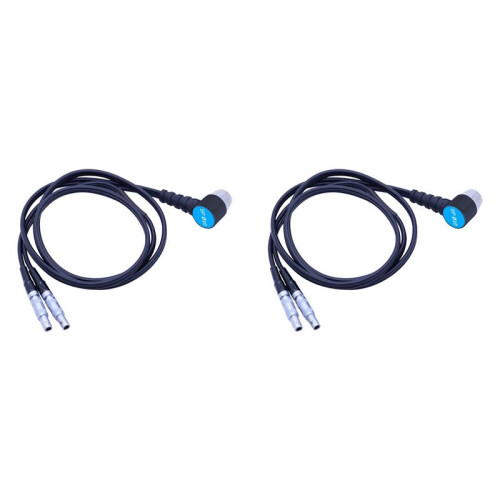2X Ultrasonic Thickness Gauge Probe Cable Transducer Diameter 10mm/5MHz Probe