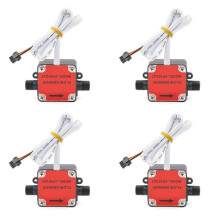 4X OF07ZAT 2Min Oval Gear Flowmeter Sensor Flow Sensor Gear Oil Flowmeter