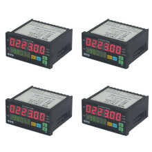 4X MYPIN Contatore Misuratore di Lotti di Lunghezza 1 Misuratore di Conteggio Uscita Relè Preimpostato Misuratore di Lunghezza Pratico 90-260 V