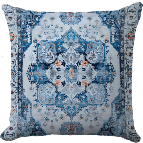 Capas de almofada boho 45x45cm Azul claro