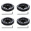 4X, 200X6mm Industrial Aluminum Rubber Measuring Rotary Encoder Meter Wheel 1