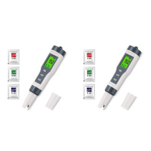 2X 3 in 1 Digital PH Meter for Water, TDS/PH/Temp Meter, Water Tester for Drinking Water, Swimming Pool, Hydroponics
