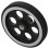 4X, 200X6mm Industrial Aluminum Rubber Measuring Rotary Encoder Meter Wheel 1