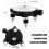 2X 360Adjust Laser Level Adapter Rotating Base for Laser Level Tripod Connector Pivoting Base Fine Tuning Holder 7