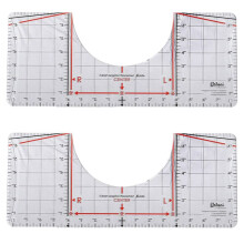 2X T-Shirt Ruler Guide for Vinyl Alignment and Centering Designs, T-Shirt Ruler Alignment Tool Neckline Measuring Tape