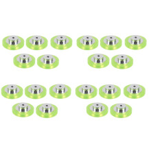 20pcs 200Mm Aluminum Polyurethane Industrial Encoder Wheel Measuring Wheel for Measuring Rotary Encoder