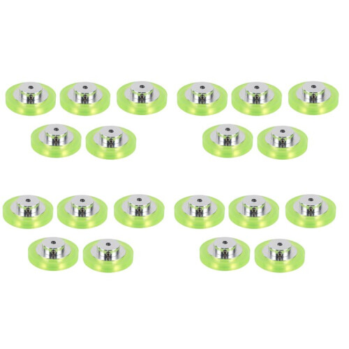 20pcs 200Mm Aluminum Polyurethane Industrial Encoder Wheel Measuring Wheel for Measuring Rotary Encoder