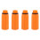 4pcs 16mm Male Thread Dia Plastic Oil Plug for Air Compressor Orange 1