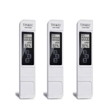 3X TDS EC Meter Digital Water Quality Tester 0-9999 PPM Measurement Range Water Purity Temperature Meter Tester
