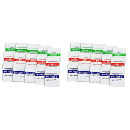 30 Pack PH Meter Buffer Solution Powder 6.86/4.00/9.18, PH Calibration Solution Packets for Precise PH Meter
