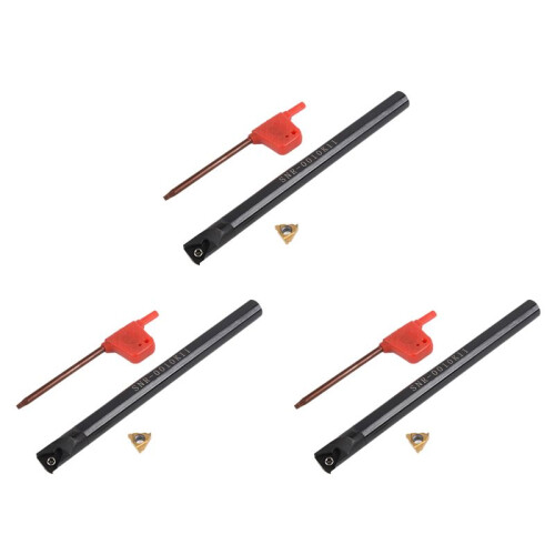 3pc Snr0010k11 Internal Tool Boring Holder+ Wrench + 11ir A60 Carbide Insert for Lathe Threading Turning Tool