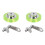 2 Set 200mm Aluminum Polyurethane Industrial Encoder Wheel Measuring Wheel with Type 20mm Encoder Mounting Bracket 1