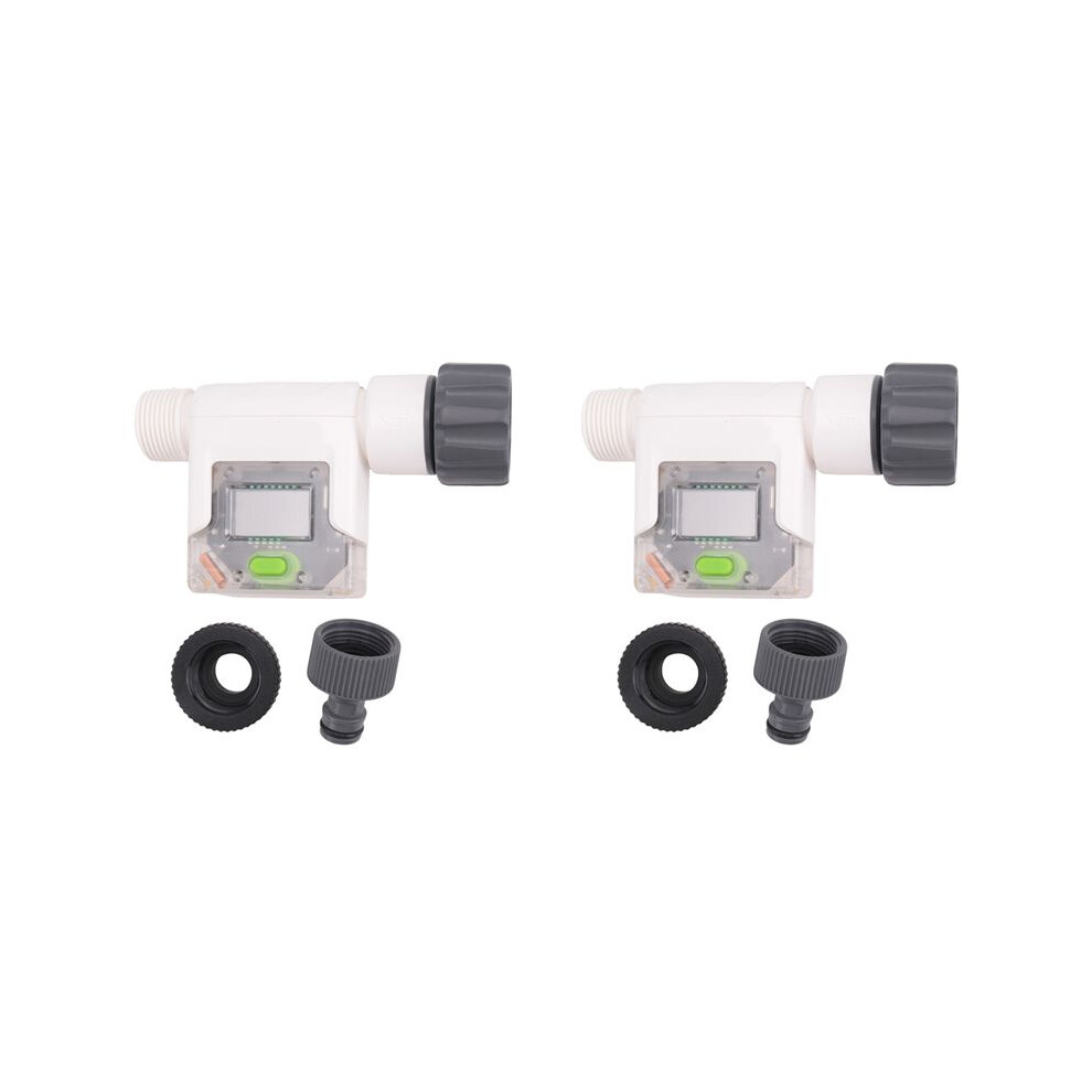 2X Wifi Water Flow Meter For Garden Hose Water Meter With 4 Flow Modes Real- Flow Tracking Easy Reading 6033664559953