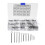 Mizh420pcs304Κιτ συναρμολόγησης κλειδιού με κλιπ καρφίτσας από ανοξείδωτο ατσάλι 1