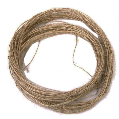 1Pack Thin Jute Twine for Artistic Projects 100M Length 1mm Diameter Coffee 2