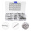 Mizh420pcs304Κιτ συναρμολόγησης κλειδιού με κλιπ καρφίτσας από ανοξείδωτο ατσάλι 4
