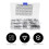 Mizh420pcs304Κιτ συναρμολόγησης κλειδιού με κλιπ καρφίτσας από ανοξείδωτο ατσάλι 3