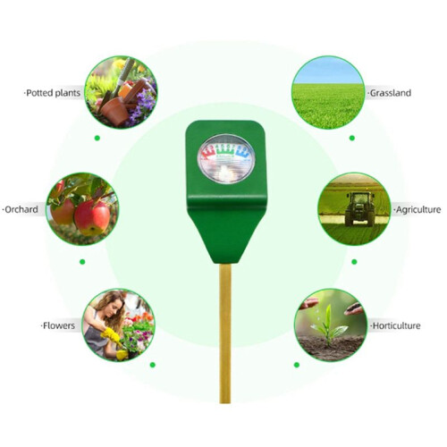 2X  Soil Moisture Meter Moisture Tester Soil Meter Plant Soil Kit Moist Tester Testing Instrument 1