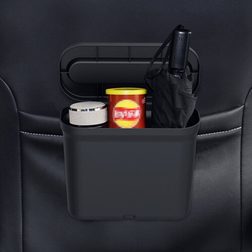 1Pcs Mini Trash Bin for Car with Lidded Design and Waterproof Feature 2