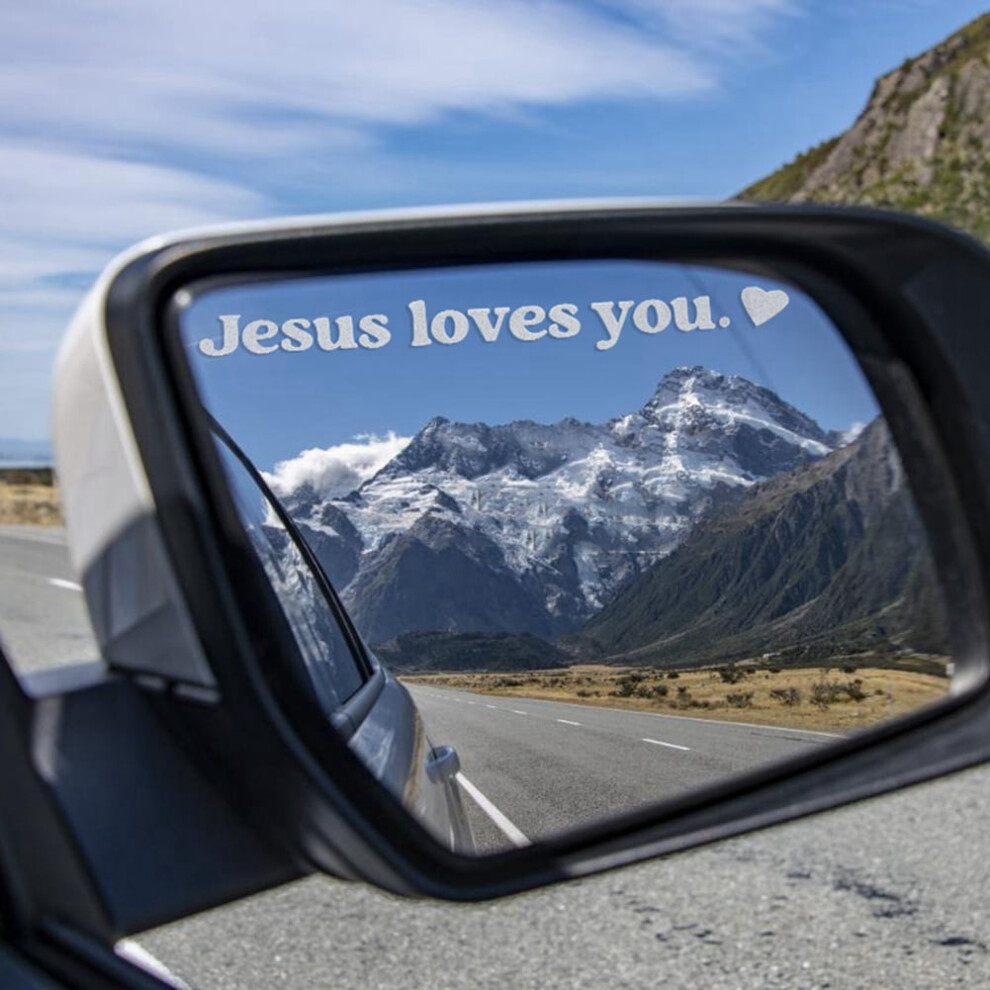 3Pcs Hello Beautiful Rearview Mirror Decals, Vinyl Stickers For Car/Vanity Mirror, Self-Affirmation Gifts For Women, Compatible With Most Mirrors 9555307271956