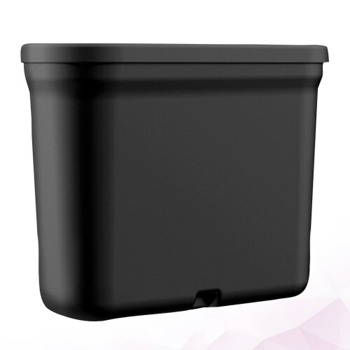 1Pcs Mini Trash Bin for Car with Lidded Design and Waterproof Feature