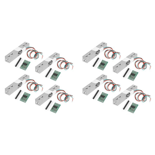Digitale Load Cell Gewichtssensor, 8 Sets 5 Kg Load Cell HX711 AD Weighit Versterkermodule Druksensor Ar Duino Load Cell