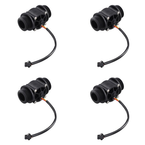 4X DN25 FS400A G1inch Waterstroomsensor Hall-Stroommetermeterteller 2-60L/Min 1,75Mpa