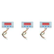 3X Module de Compteur Numérique / AC5V-24V Compteur Horaire Calculatrice Totalisateur Électronique avec Interface de Signal NPN et PNP