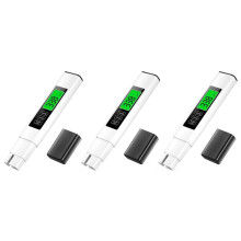 3X 3-in-1 TDS Water Quality Tester High Accuracy Digital Water Testing Kit for Drink Water Water Tester Integrated