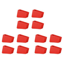 12pcs Step Ladder Feet Covers Versatile Ladder Leg Covers Non-Skid Ladder Pads Rubber Foot Pad Insulating Foot Sleeve
