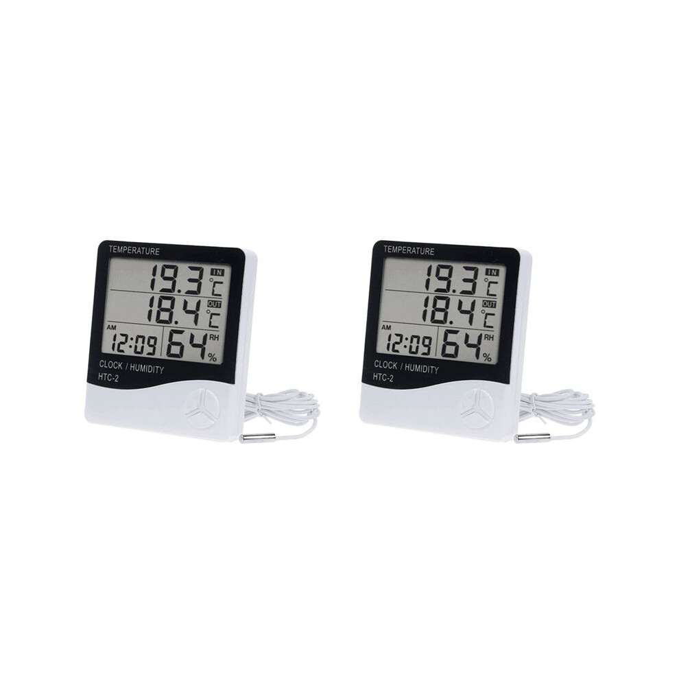 2X Indoor Digital Thermometer Home Hygrometer,Accurate Outdoor Temperature Monitor,Humidity Gauge Indicator Thermometer