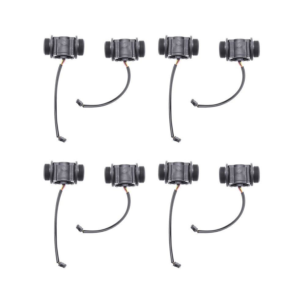 8Pcs Water Flow Sensor Fuel Flow Meter Water Meter Sensor Flowmeter Water Sensor Fs400a G1 Dn25 1-60L/Min 6031068266026