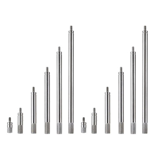 12pcs Dial Indicator Extension Stem Rod Set M2.5 Thread,10-100mm Extend Rod,Measurement for Dial & Digital Indicators