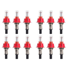 12 Pcs Underfloor Heating Manifold Flow Meter, Visual Flow Monitoring Regulator for Underfloor Heating Systems(1/2)