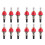 12 Pcs Underfloor Heating Manifold Flow Meter, Visual Flow Monitoring Regulator for Underfloor Heating Systems(1/2) 1