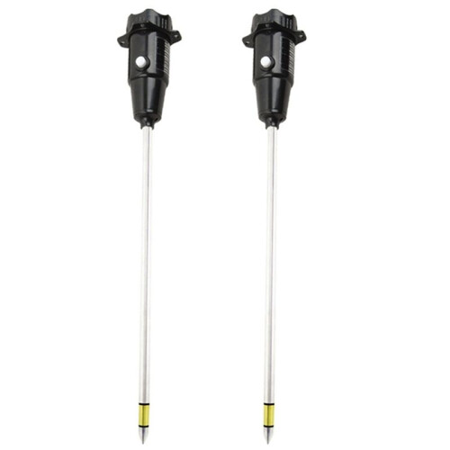 2X Long Probe Deep Soil PH Moisture Meter 2 in-1 Tester-Professional Test Hygrometer