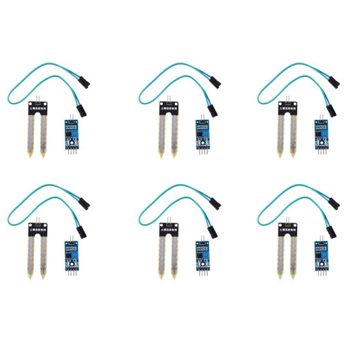 6X Soil Hygrometer Detection Module Moisture Sensor FC-28  3.3V-5V