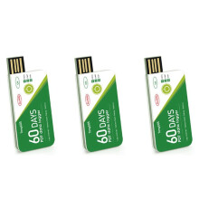 3X 60 Days USB Temperature Data Logger -30 -+60 Report with App IP67 Disposable High-Precision Recorder with Warning